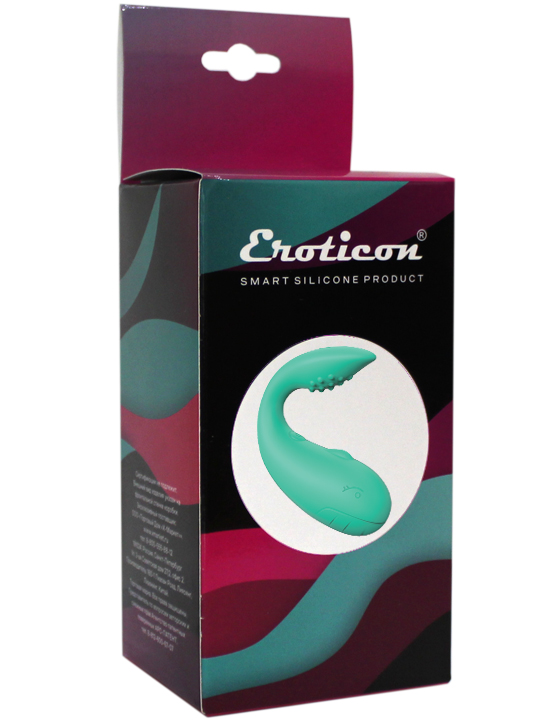Минивибратор Eroticon Whale с управлением со смартфона