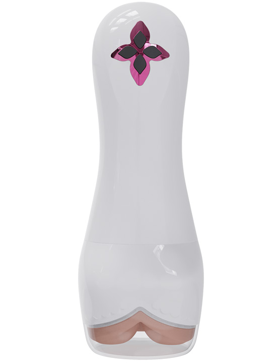 Мастурбатор Eroticon Eveflow с функцией вибрациии и звуковым сопровождением, белый