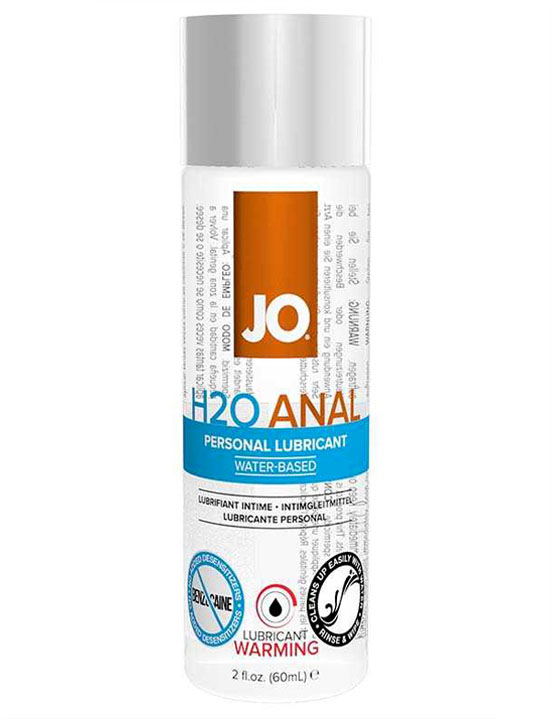 JO Anal H2O Warming, лубрикант анальный возбуждающий на водной основе,  60 мл