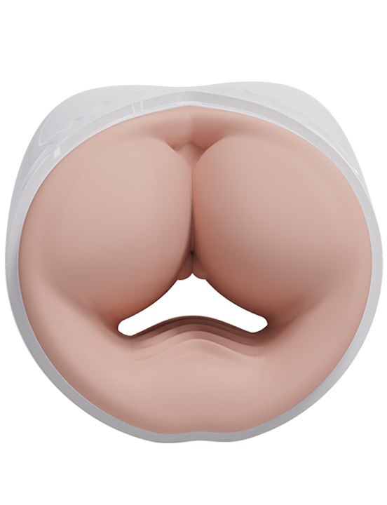 Мастурбатор Eroticon Eveflow с функцией вибрациии и звуковым сопровождением, белый