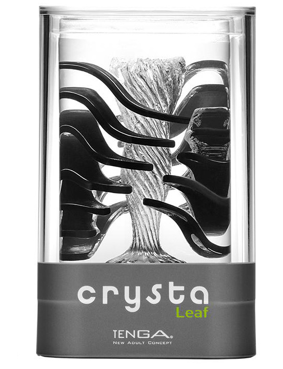 Мастурбатор TENGA Crysta Leef, прозрачный
