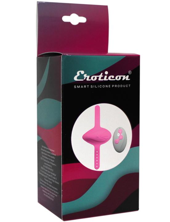 Миниатюрный вибратор в трусики с пультом, 9 режимов, розовый