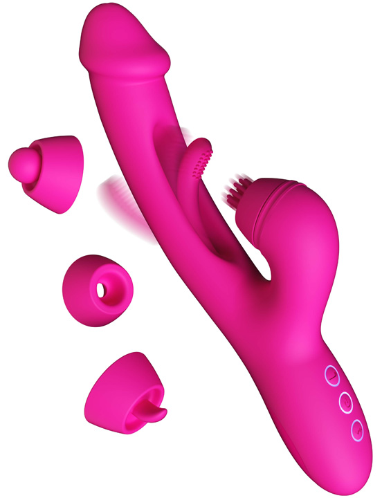 Иновационный вибратор кролик G Spot Ultra, розовый