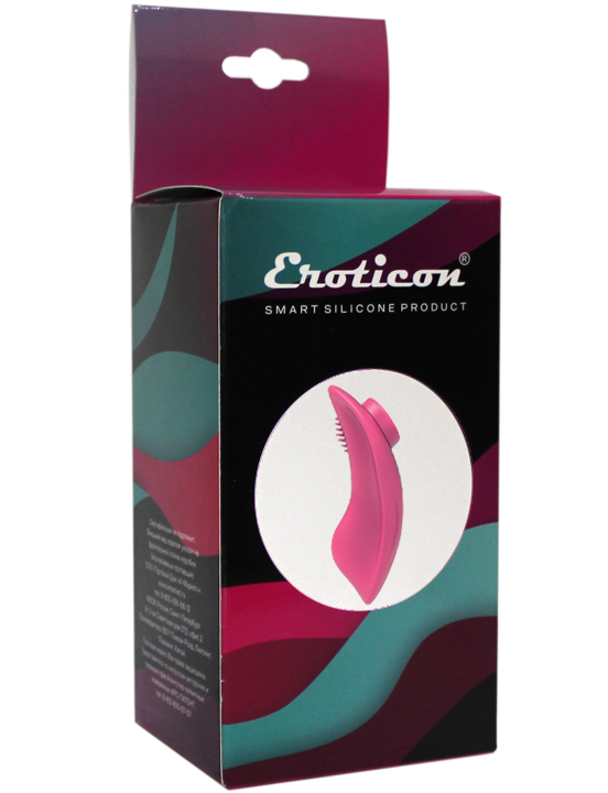 Вибромассажёр Eroticon Joy в трусики с приложением, красный