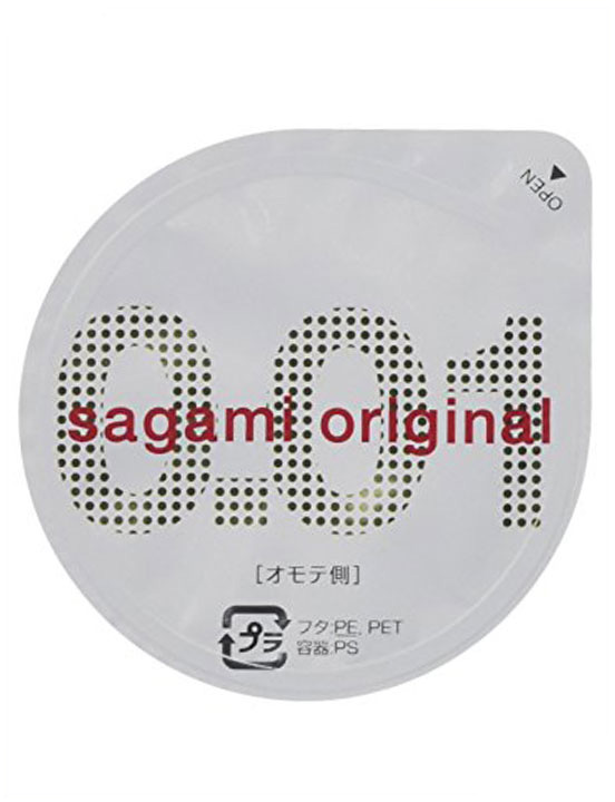 Презервативы Sagami Original 0.01, тонкие, полиуретановые, 5 шт.