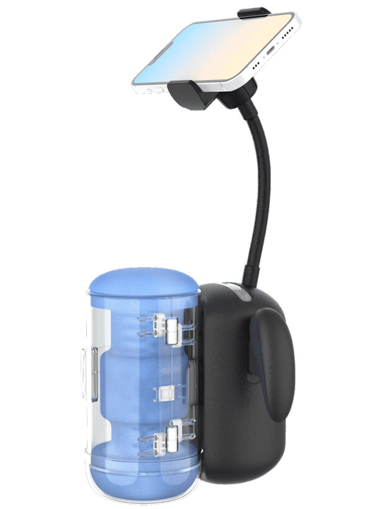 Инновационный робот-мастурбатор Black Knight с функциями пенетрации, вибрации и нагрева