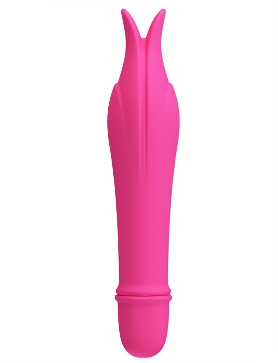 Мини-вибратор EDWARD, 10 видов вибраций, розовый, 29x145 мм