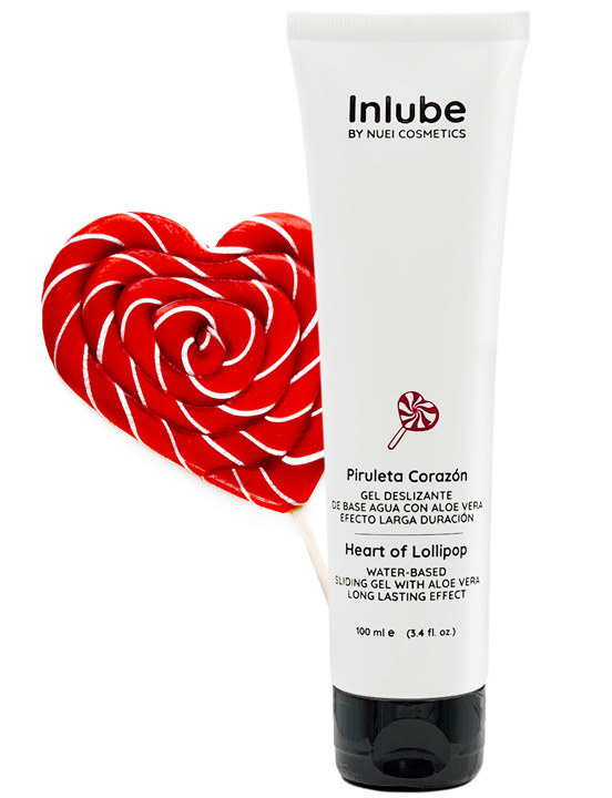 Лубрикант с алоэ вера и ароматом леденцов Nuei Inlube Lollipop, 100 мл