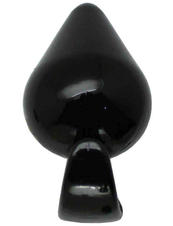 Анальная пробка, чёрная, 110x60 мм
