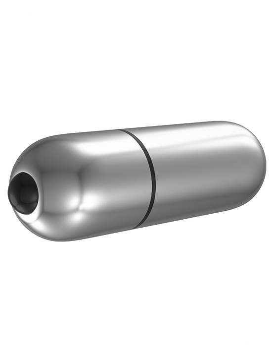 Вибропуля водонепроницаемая, металлик, 18x62 мм