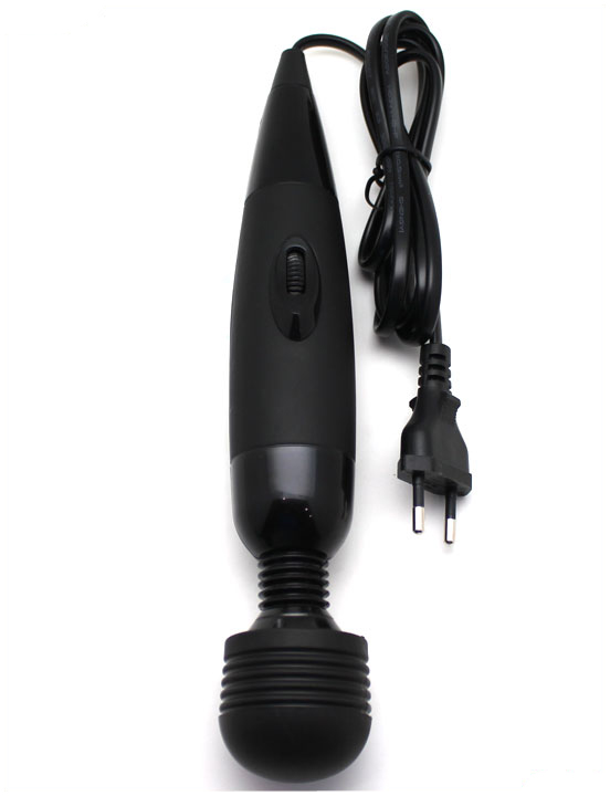Супервибратор Eroticon BDSM для принудительного оргазма, чёрный, 45x255 мм