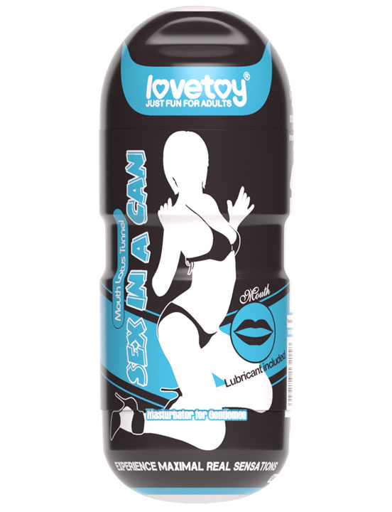 Мастурбатор-ротик Sex in a can, 65х155 мм