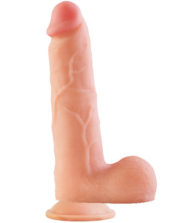 Вибромассажёр Неоскин на присоске (USB), в ламинате, 45x215 мм