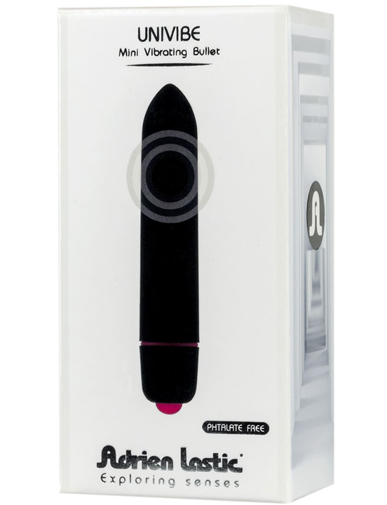 Вибропуля Univibe, чёрная, 17x90 мм