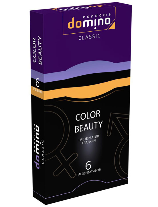 Презервативы DOMINO CLASSIC Colour Beauty, 6 шт.