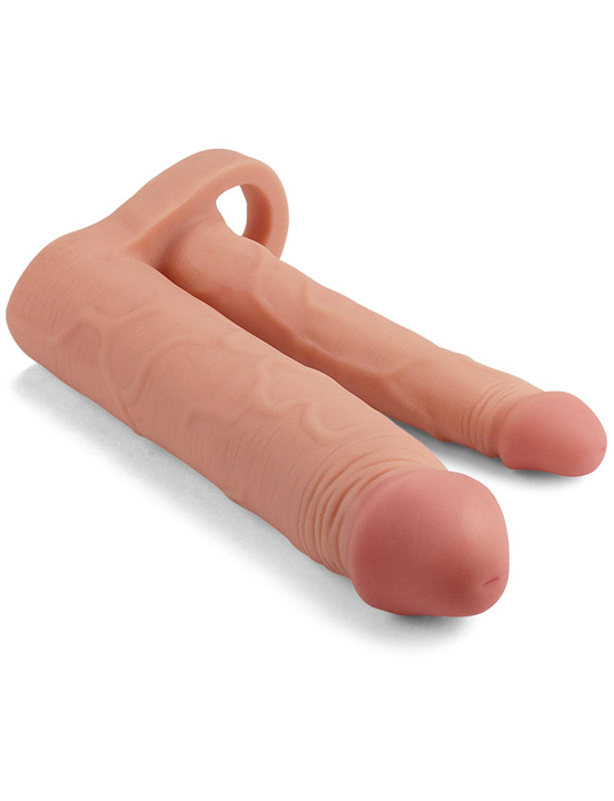 Насадка-удлинитель Pleasure X-Tender двойная, 45x203 мм