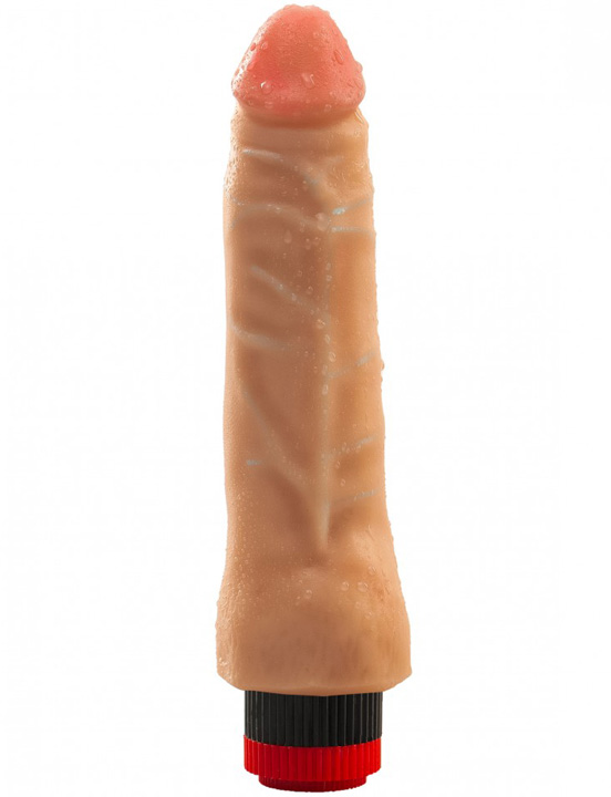 Вибромассажёр с ионами серебра, телесный, 40x165 мм