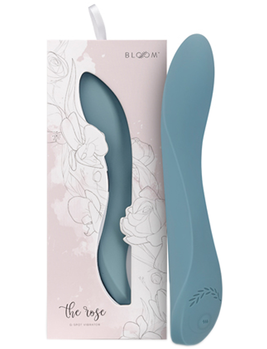 Вибратор для точки G, The Rose G-Spot Vibrator, серия Bloom, 35x200 мм