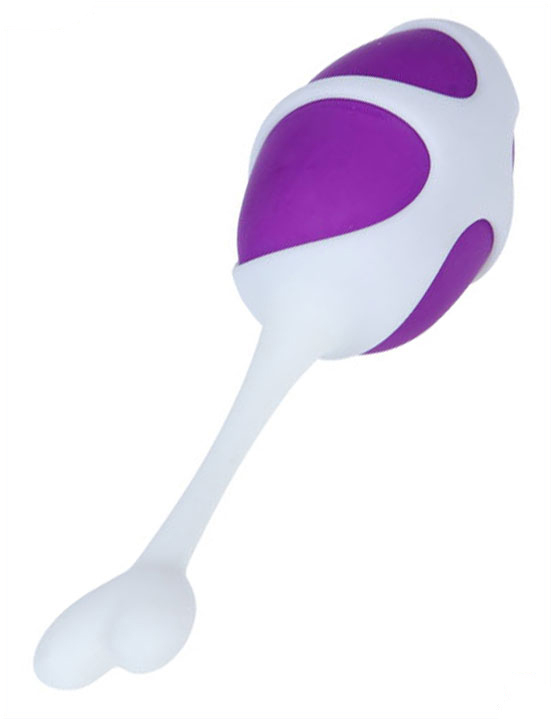 Набор шариков, 2 вида, силикон, водонепроницаемые, бело-фиолетовые