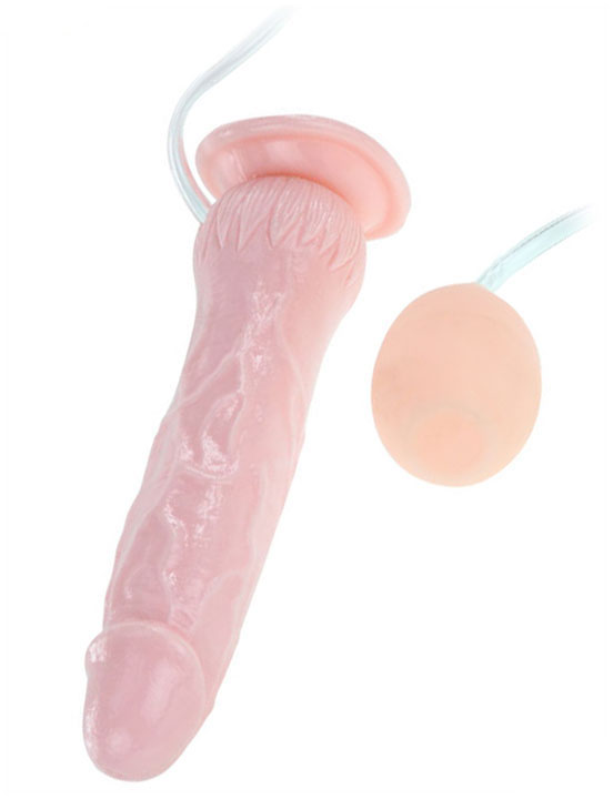 Фаллоимитатор ErosFOUNTAIN с имитацией семяизвержения, 40x205 мм