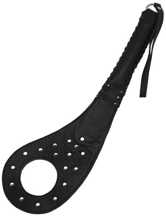 Хлопушка с металлической фурниторой, чёрная