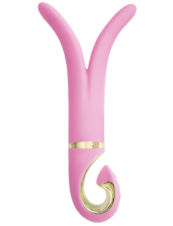 Вибратор Gvibe³ Mini, силикон, розовый, 35x180 мм