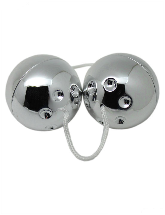 Шарики со смещённым центром тяжести, серебряные, диаметр 30 мм