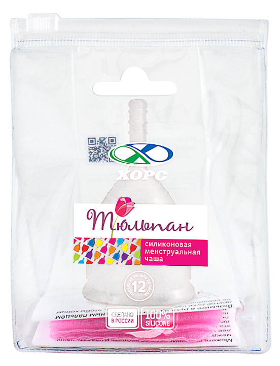 Менструальная чаша белая, L, 40 мл