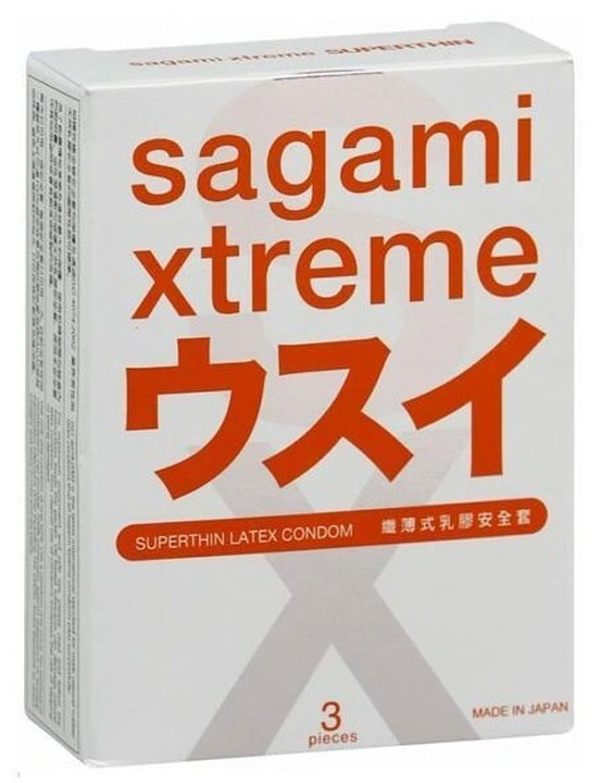 Презервативы Sagami Xtreme 0.04, тонкие, 3 шт.