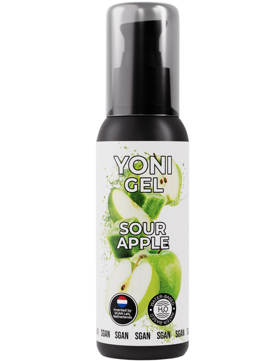 Лубрикант для орального секса SGAN Sensual со вкусом кислого яблока, 100 мл
