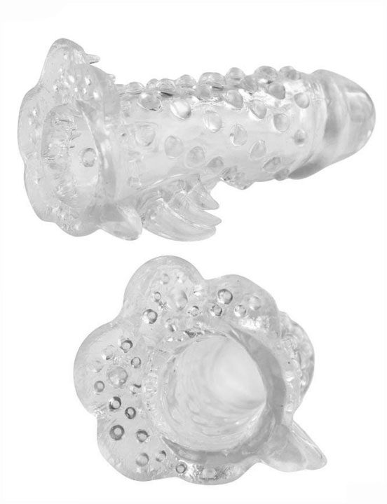 Насадка рельефная, прозрачная, 40x180 мм