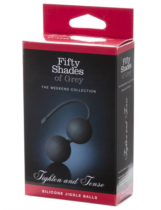 Вагинальные шарики Fifty Shades of Grey Tighten and Tense, чёрные