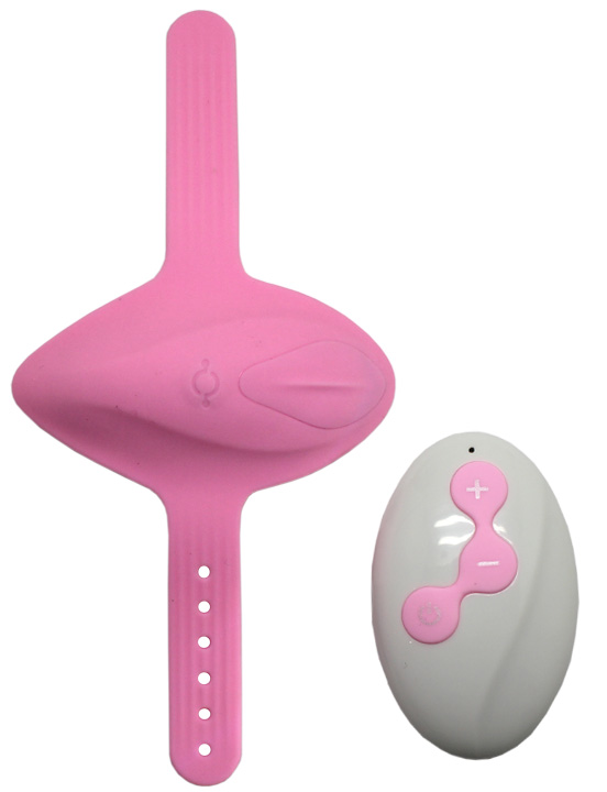 Миниатюрный вибратор в трусики с пультом, 9 режимов, нежно-розовый