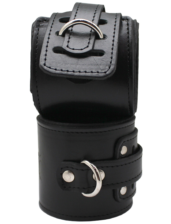 Наручники без пряжки, чёрные, размер универсальный