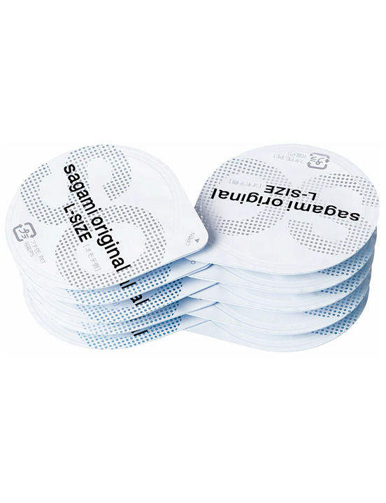 Презервативы Sagami Original 0.02 L-Size, тонкие, полиуретановые,10 шт.