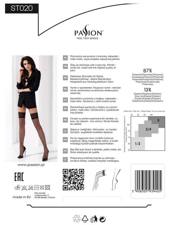 Чулки с кружевной резинкой, красные, сетка, размер 1/2