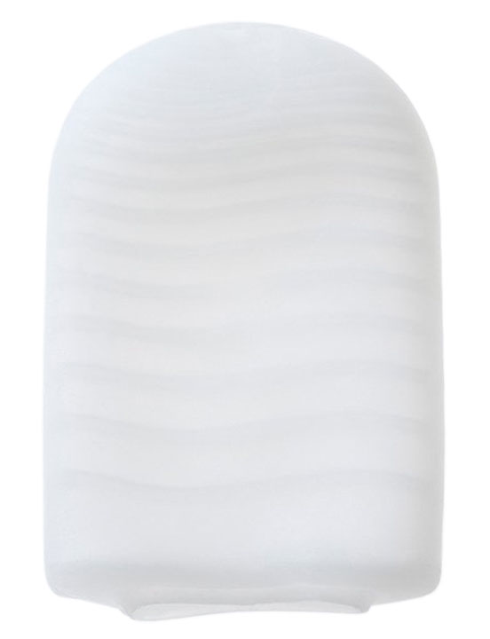 Мастурбатор TENGA Pocket Wave Line, белый, 75 мм