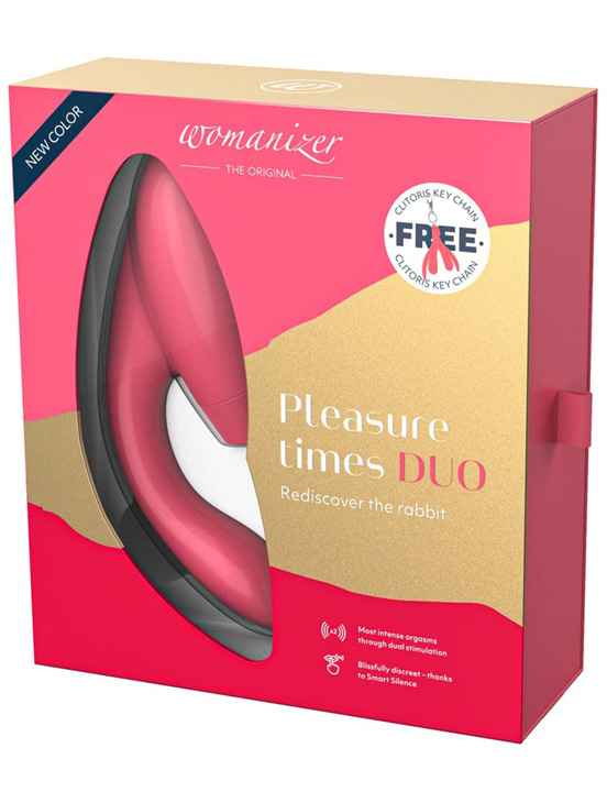 Стимулятор клитора и точки G Womanizer Duo, розовый