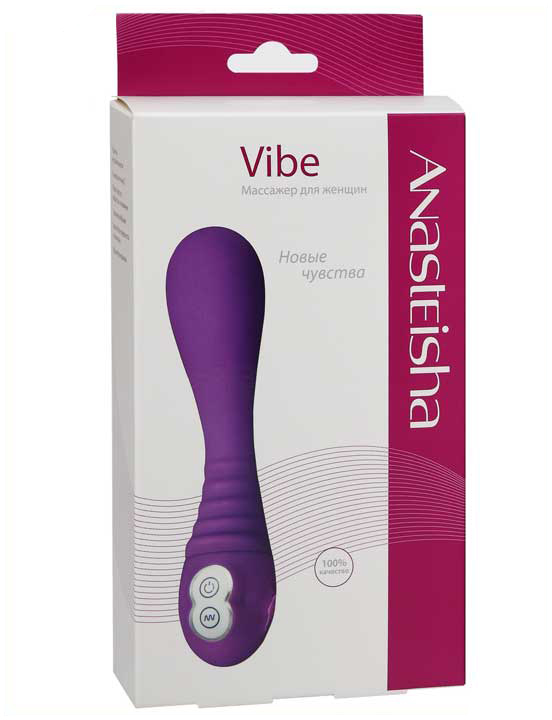 Массажёр для женщин Anasteisha Vibe, 7 видов вибрации, фиолетовый