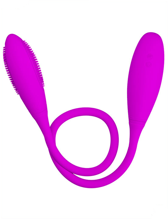 Мини-вибратор SNAKY VIBE на гибком стержне, 7 видов вибрации, 32x600 мм