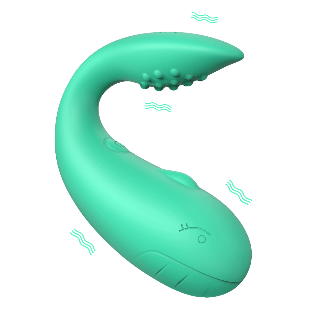 Минивибратор Eroticon Whale с управлением со смартфона