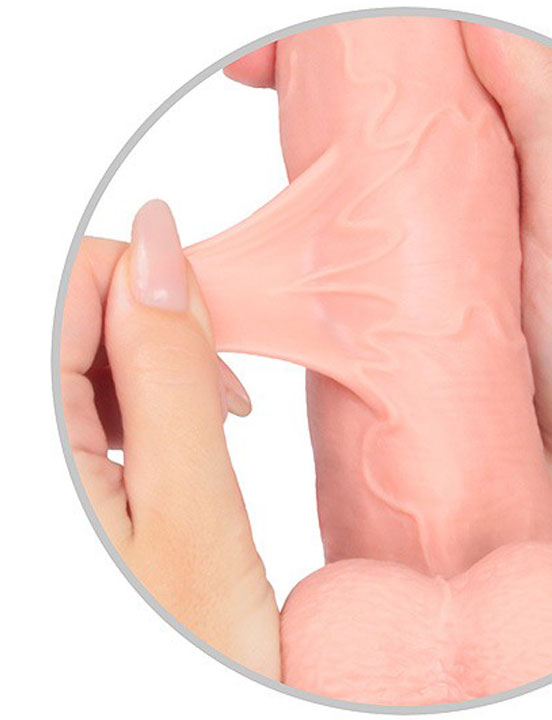 Фаллоимитатор «Секс Инструктор», рабочая часть 165 мм, 43x215 мм