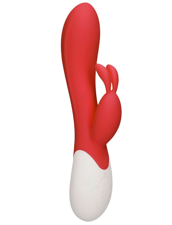 Вибратор-кролик Flame с функцией нагрева, USB, 38x200 мм