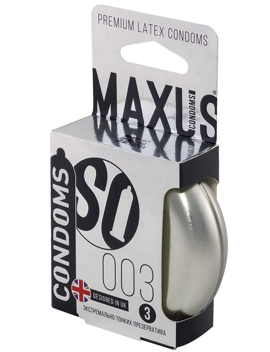 Презервативы MAXUS Экстремально тонкие 003, 3 шт., ж/к