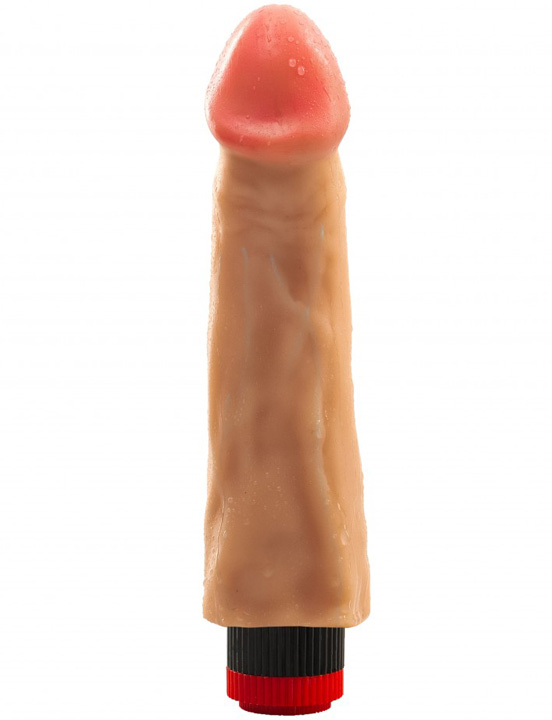 Вибромассажёр с ионами серебра, телесный, 45x190 мм