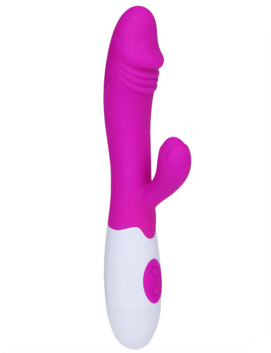 Вибратор Snappy, 30 видов вибраций, 2 мотора, фиолетовый, 32x195 мм