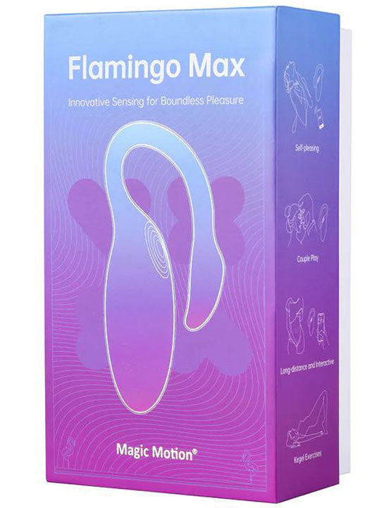 Вибратор Magic Motion Flamingo Max, синий