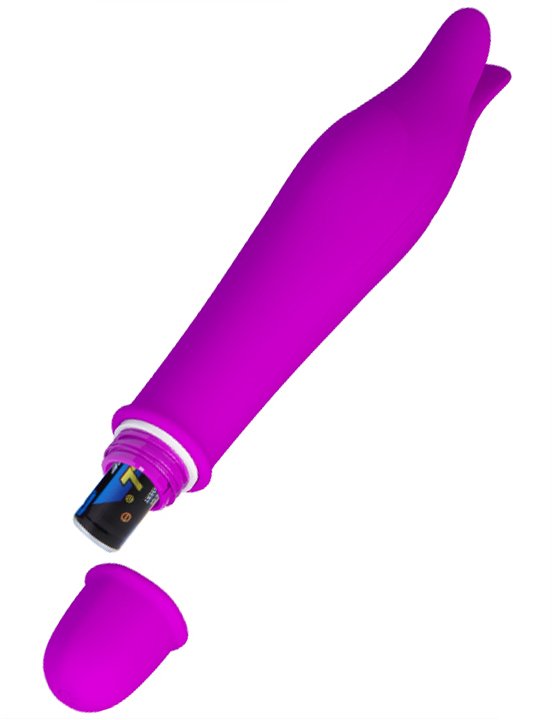 Мини-вибратор EDWARD, 10 видов вибраций, фиолетовый, 29x145 мм