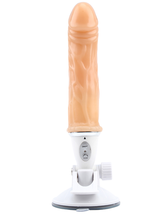 Вибратор на присоске Adjustability-Pitch Dildo 7", 35x235 мм