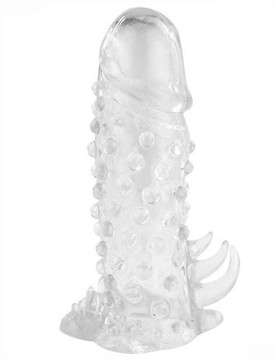 Насадка рельефная, прозрачная, 40x180 мм